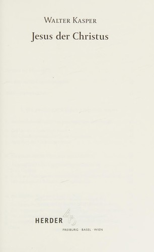 Jesus der Christus
