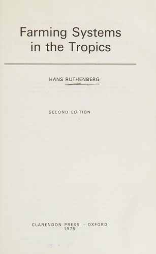 Farming systems in the tropics