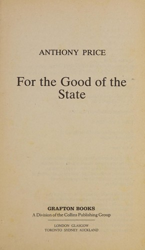 For the good of the state.