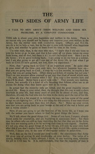 The two sides of Army life