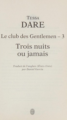 Trois nuits ou jamais