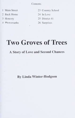 Two groves of trees, a story of love and second chances