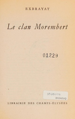 Le clan morembert