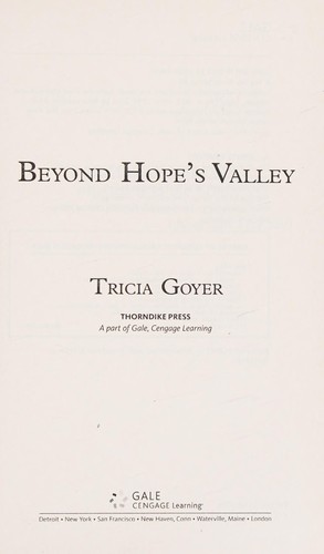 Beyond hope's valley