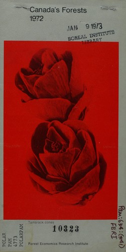 Canada's forests, 1972