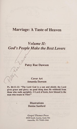 Marriage, a taste of heaven