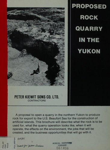 Proposed rock quarry in the Yukon