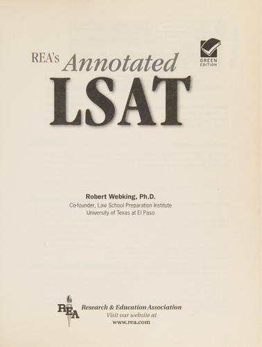 REA's annotated LSAT