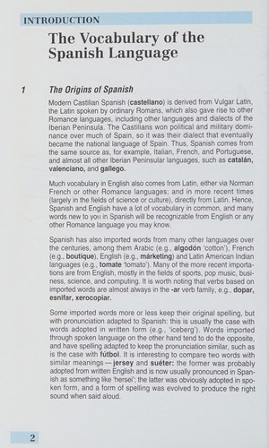 Spanish - Berlitz Vocabulary Handbook