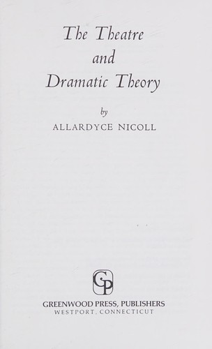 The theatre and dramatic theory