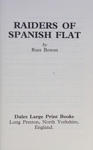 Raiders of Spanish Flat