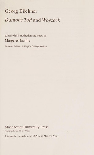 Dantons Tod and Woyzeck