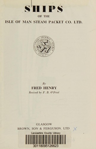 Ships of the Isle of Man Steam Packet Co. Ltd.