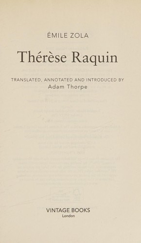 Thérèse Raquin