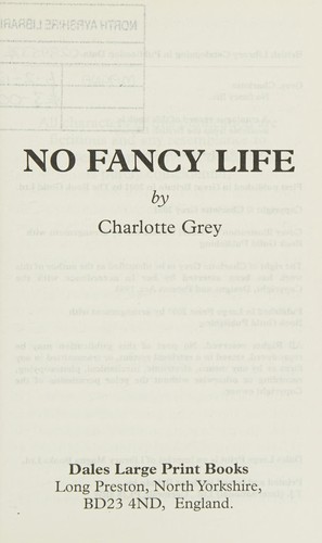No fancy life