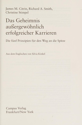 Das Geheimnis außergewöhnlich erfolgreicher Karrieren