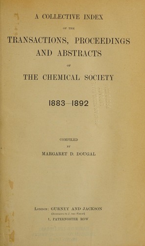 Journal of the Chemical Society