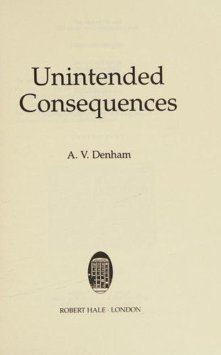 Unintended consequences