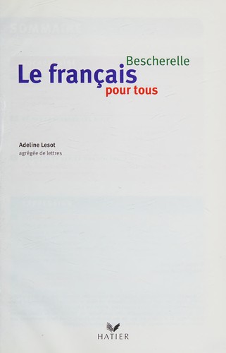 Le français pour tous