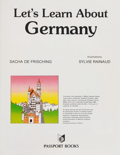 Let's Learn About Germany (Let's Learn About)