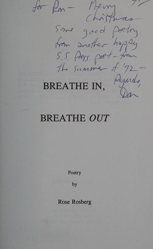 Breathe in, breathe out