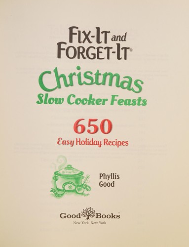 Christmas slow cooker feasts