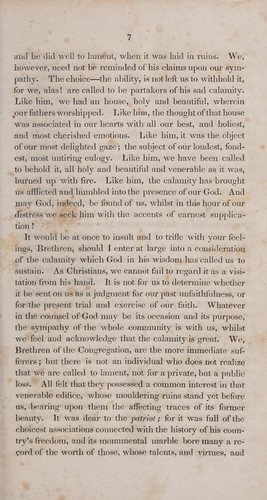 The house of God in ashes