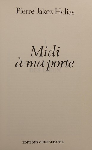 Midi à ma porte