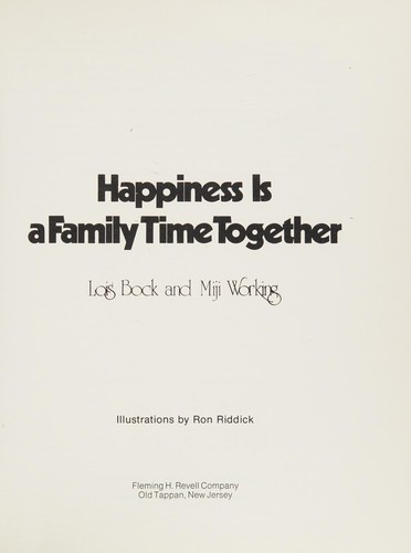 Happiness is a family time together