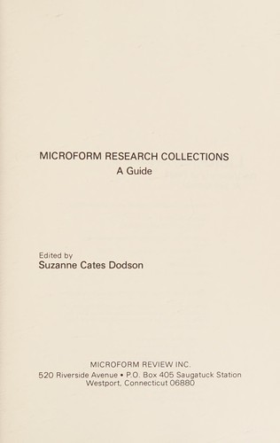 Microform research collections