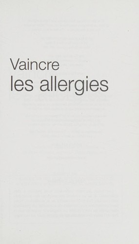 Vaincre les allergies