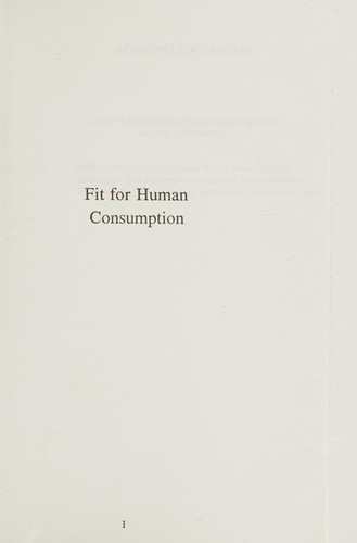 Fit for human consumption