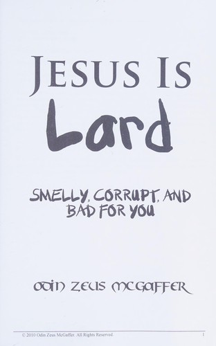 Jesus is lard