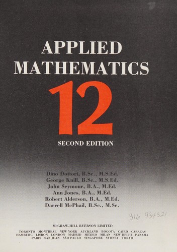 Applied mathematics 12