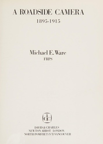 A roadside camera, 1895-1915