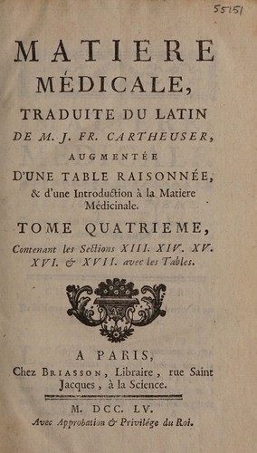 Matière médicale