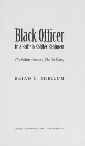 Black officer in a Buffalo Soldier regiment