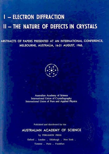 Electron diffraction.