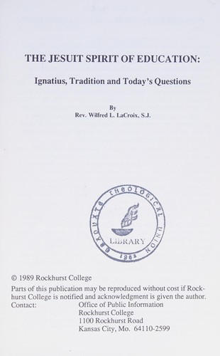 The Jesuit spirit of education