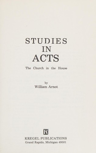 Studies in Acts