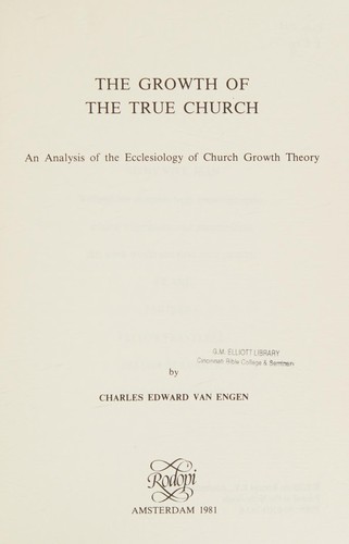 The growth of the true church