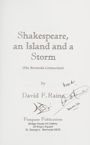 Shakespeare, An Island and a Storm