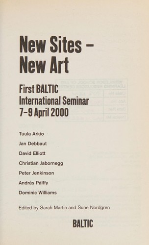 New sites -- new art