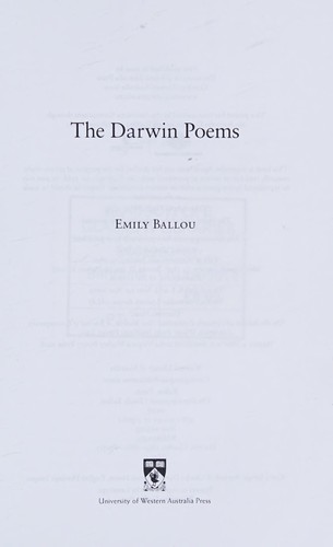 The Darwin poems