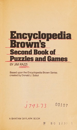 Encyclopedia Brown's second book of puzzles and games