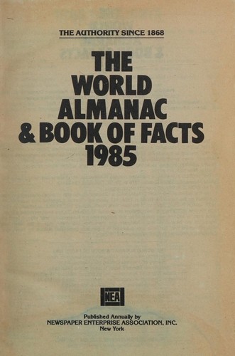 The world almanac and book of facts.