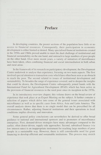 Microfinance for the poor?