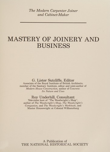 Mastery of joinery and business