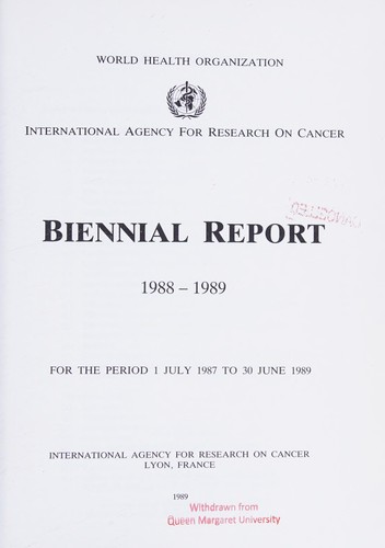 Biennial Report 1988 <196> 1989
