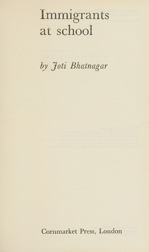 Immigrants at school.